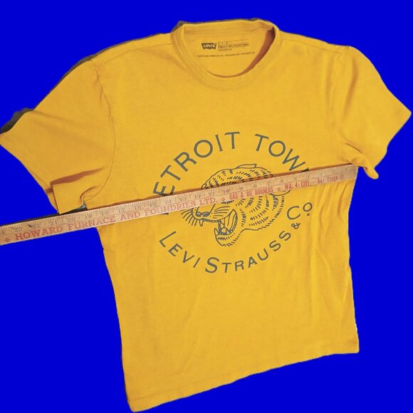 RARE Detroit Town / Tigers Levi Strauss & Co Tee T-shirt - Mens- Small - Picture 2 of 6
